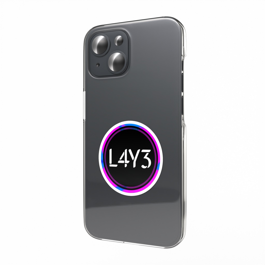 L4Y3 ロゴ　スマホステッカー