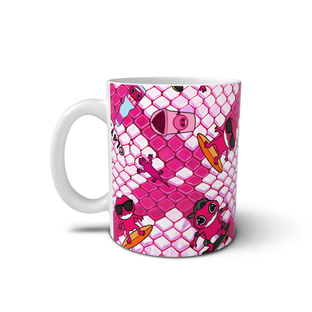 L4Y3オリジナルキャラクター マグカップ - 直径 8 cm / 高さ 9.5 cm