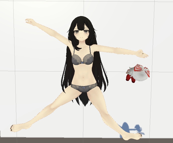 float lay back idle afk animation (vrchat) 