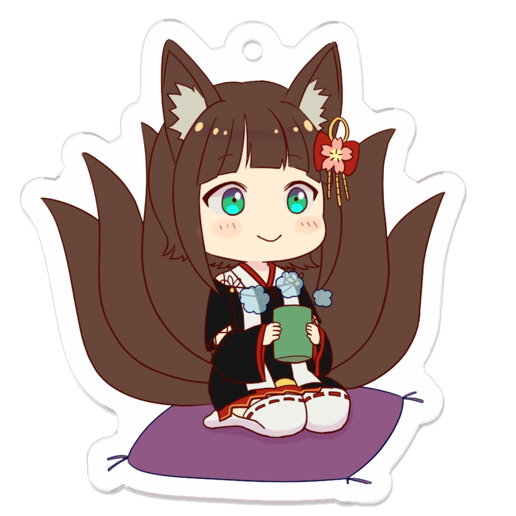 お茶アクキー
