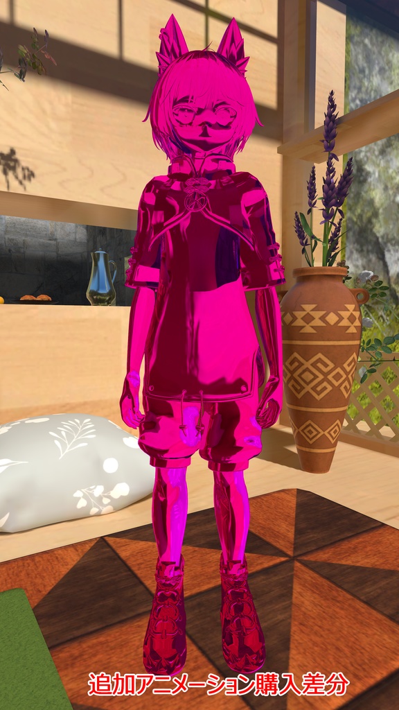 【VRChat用】光学迷彩ギミック(簡単導入ツール付き)。optical camouflage gimmick.