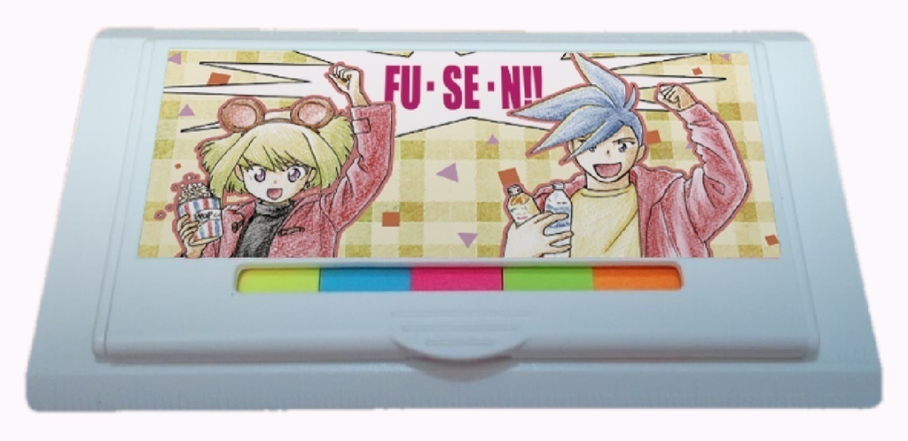 プロメア　ガロ＆リオ　ケース入り付箋