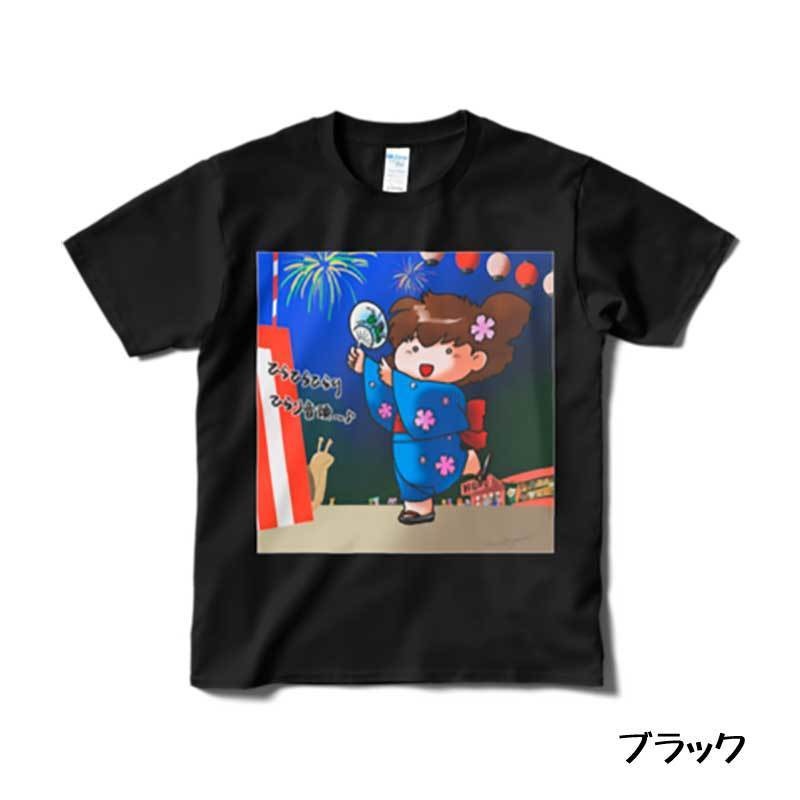 盆踊りひらりちゃんTシャツ