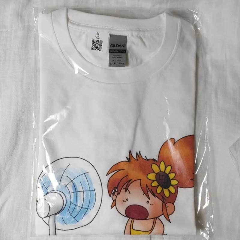 扇風機「あー」きらりちゃんTシャツ