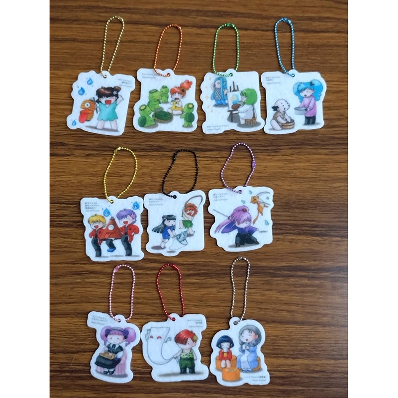 ひらりーずとよーかいず フェルトキーホルダー