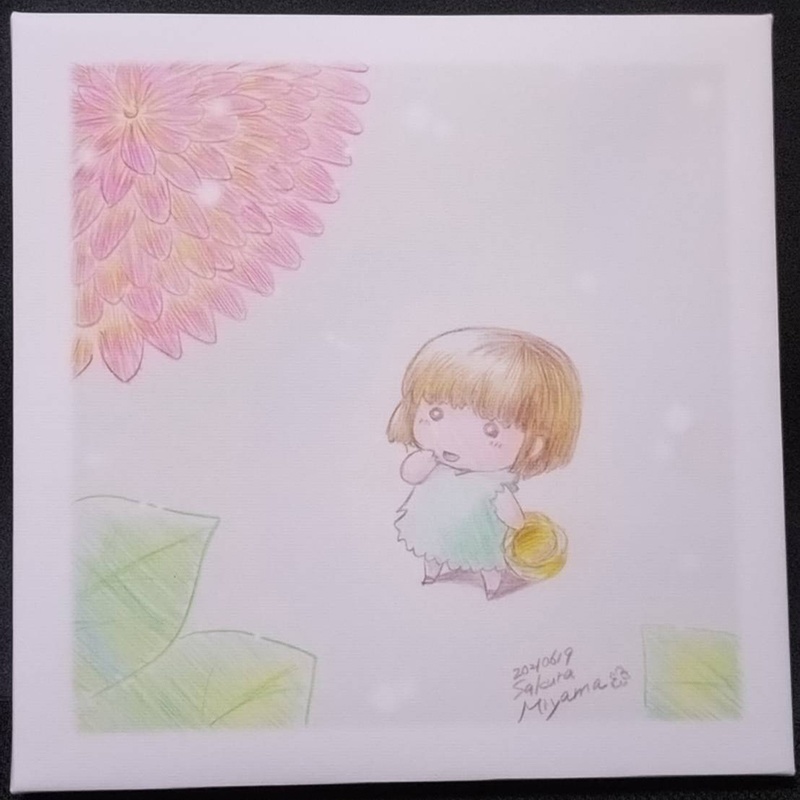 キャンバスアート「ヒラリノモト」