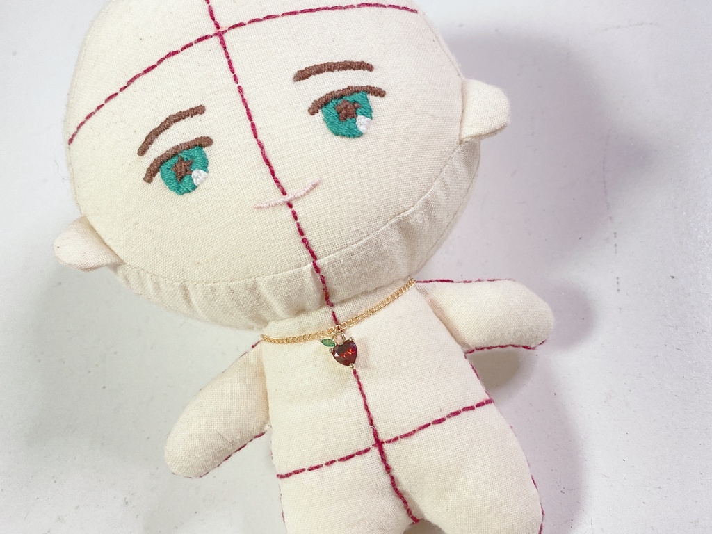 みにみに林檎ネックレス