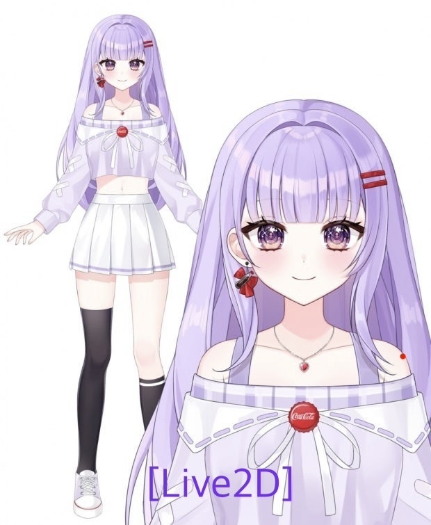 [Live2D] 紫色の女の子 