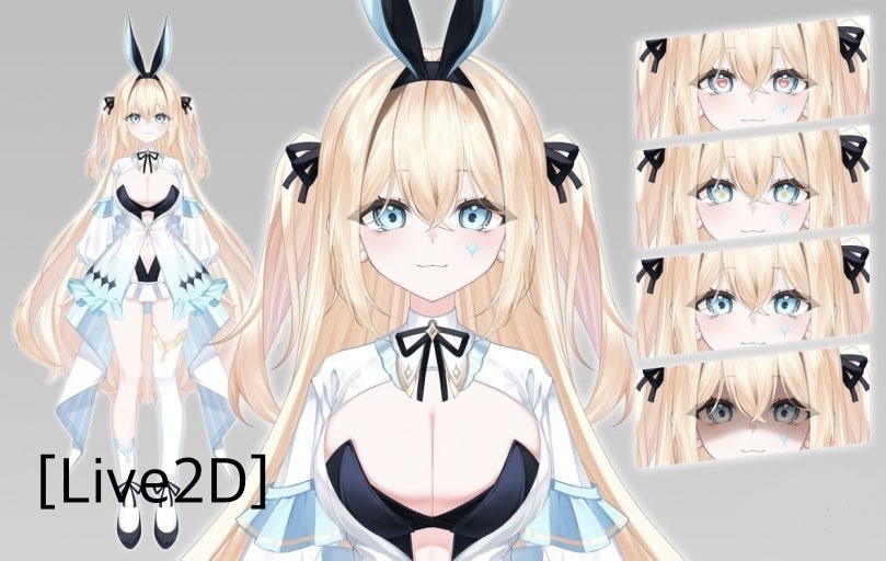 [Live2D] 黄色い髪の女の子 