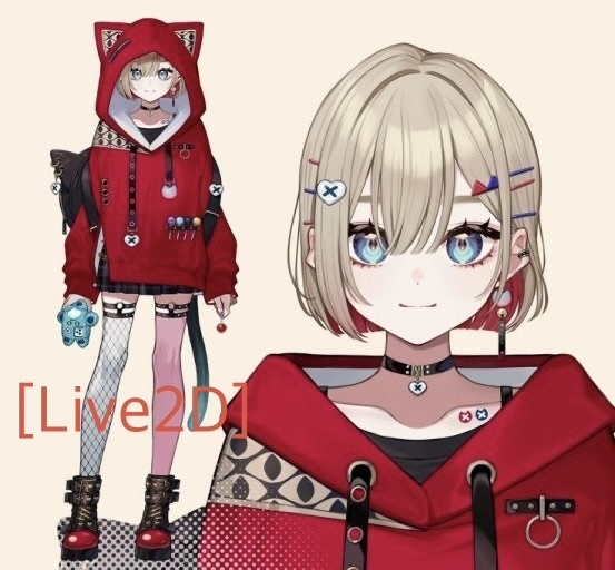 [Live2D] ショートヘアの女の子 