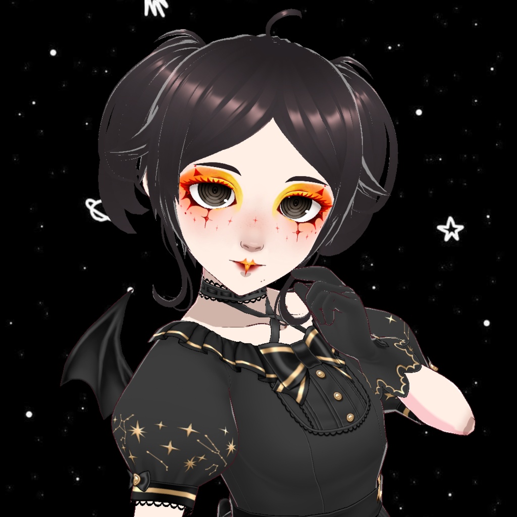 {FREE!} Solar Sun Flare Sharp Paint Makeup (+ Custom Color Lip + Red Lash)