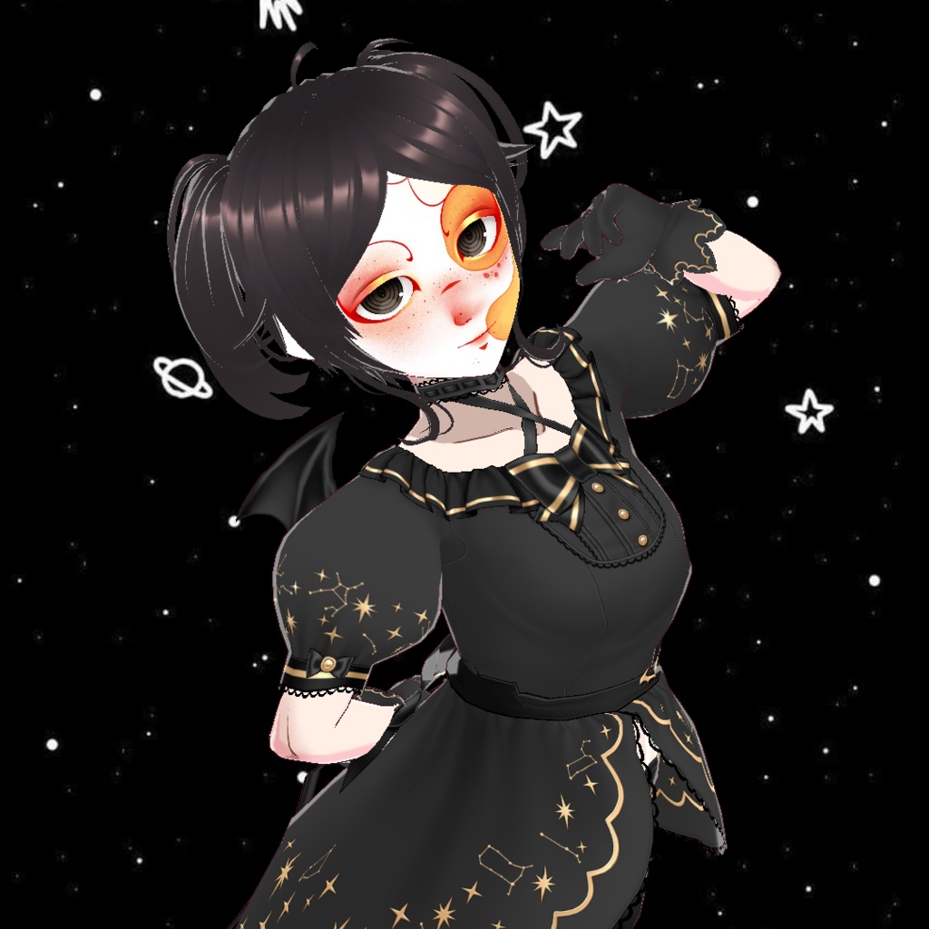 {FREE!} Sun Sundrop FNAF-Inspired Cosplay Paint Makeup (+ Red Lash)