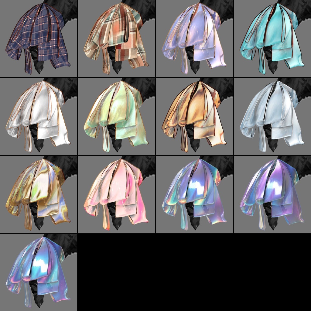 〈揺れ感ばっちり〉もりもりリボンのツノ〈for VRChat〉