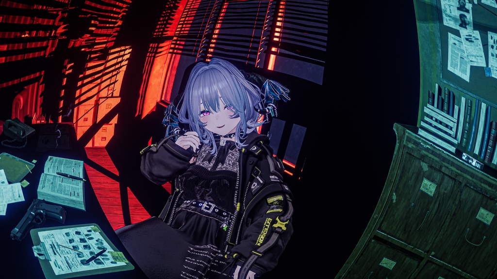 〈揺れ感ばっちり〉もりもりリボンのツノ〈for VRChat〉