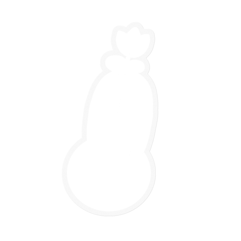 Silhouette of FFF ステッカー-A-