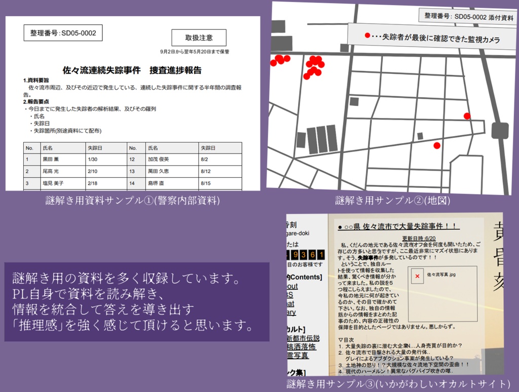 CoCシナリオ「ロッテンスタチュー」