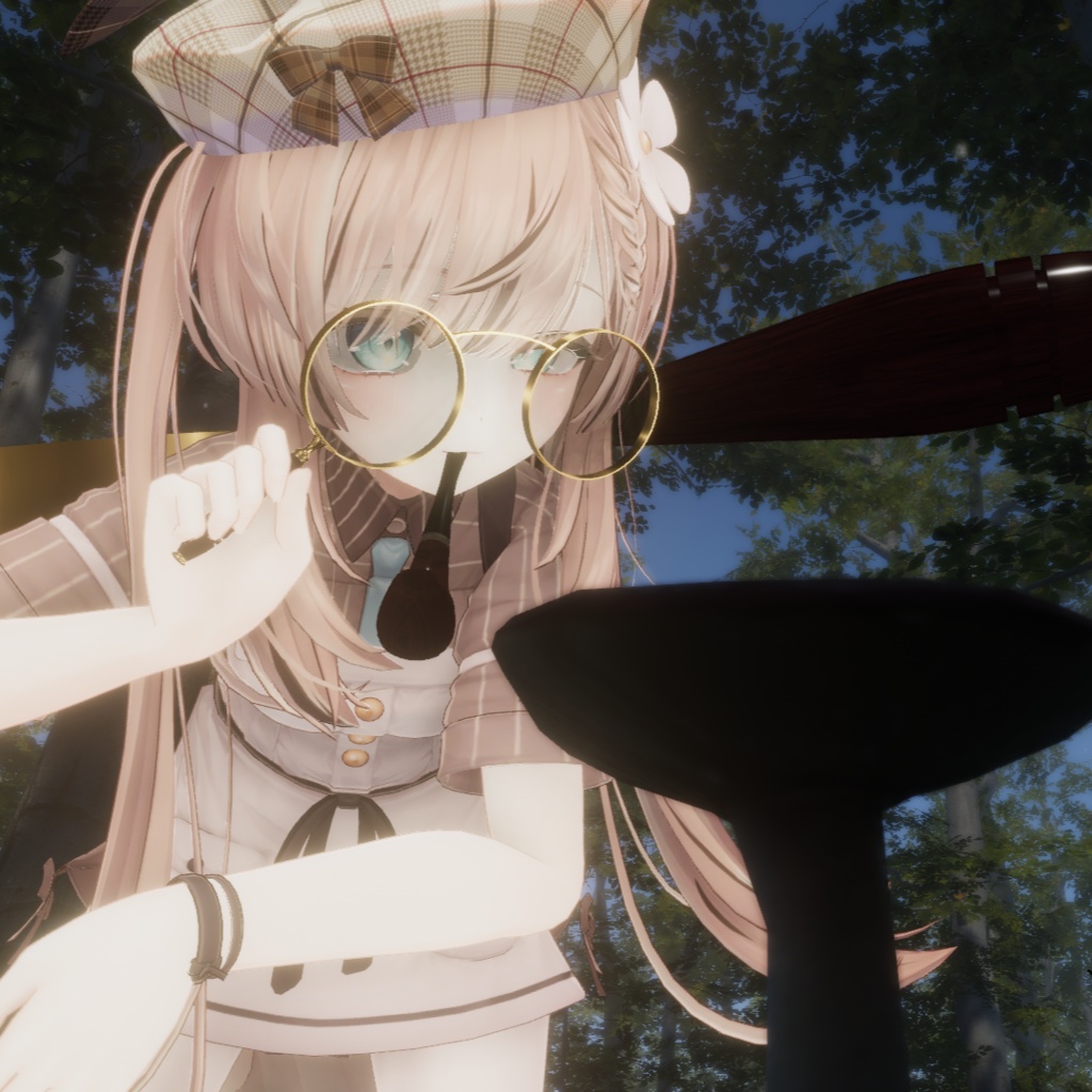 【VRchat想定】探偵なりきり3点セット【マヌカ対応】