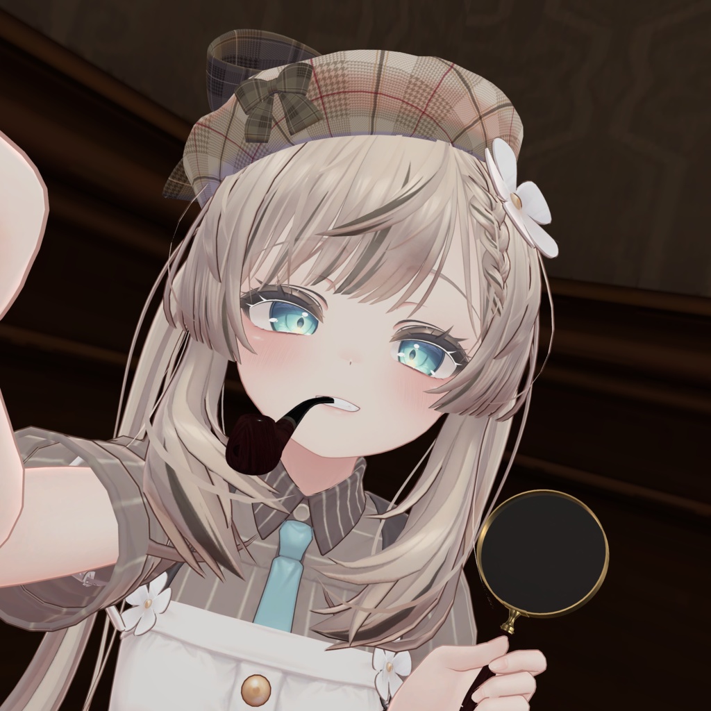 【VRchat想定】探偵なりきり3点セット【マヌカ対応】