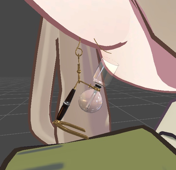 世界初、VRで本格サイフォンコーヒー。どこでも開ける喫茶店 - ぶいサイフォン【VRchat】【MA対応Avaterコーヒーギミック】