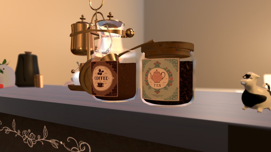 いつでもどこでも自分だけの喫茶店 - ベルギーサイフォン【VRchat】【MA対応Avaterコーヒーギミック】