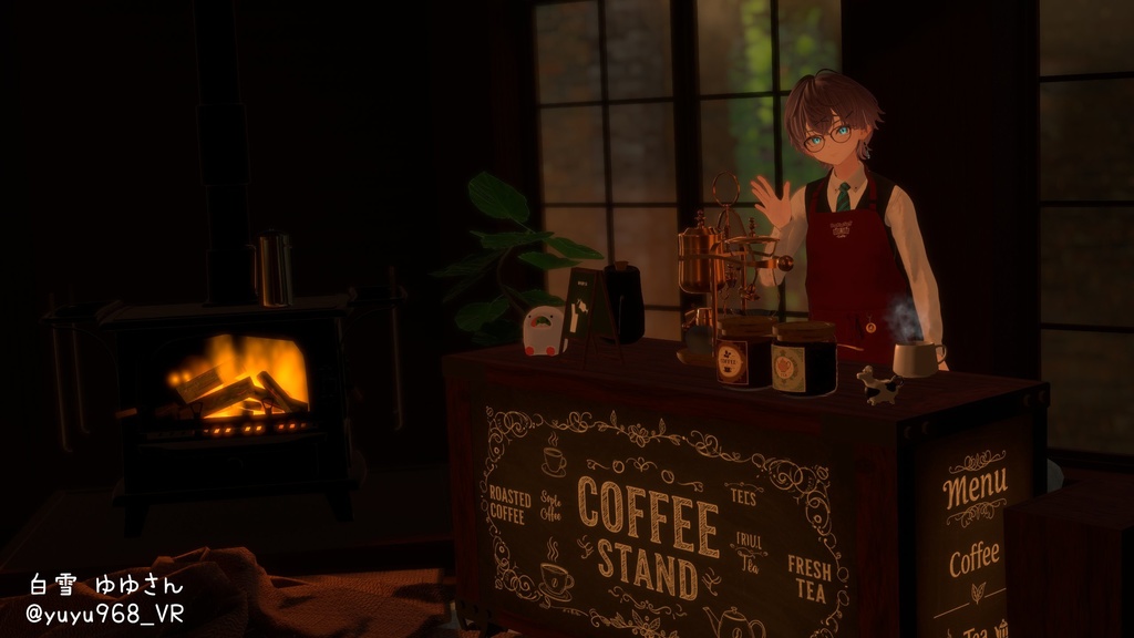いつでもどこでも自分だけの喫茶店 - ベルギーサイフォン【VRchat】【MA対応Avaterコーヒーギミック】