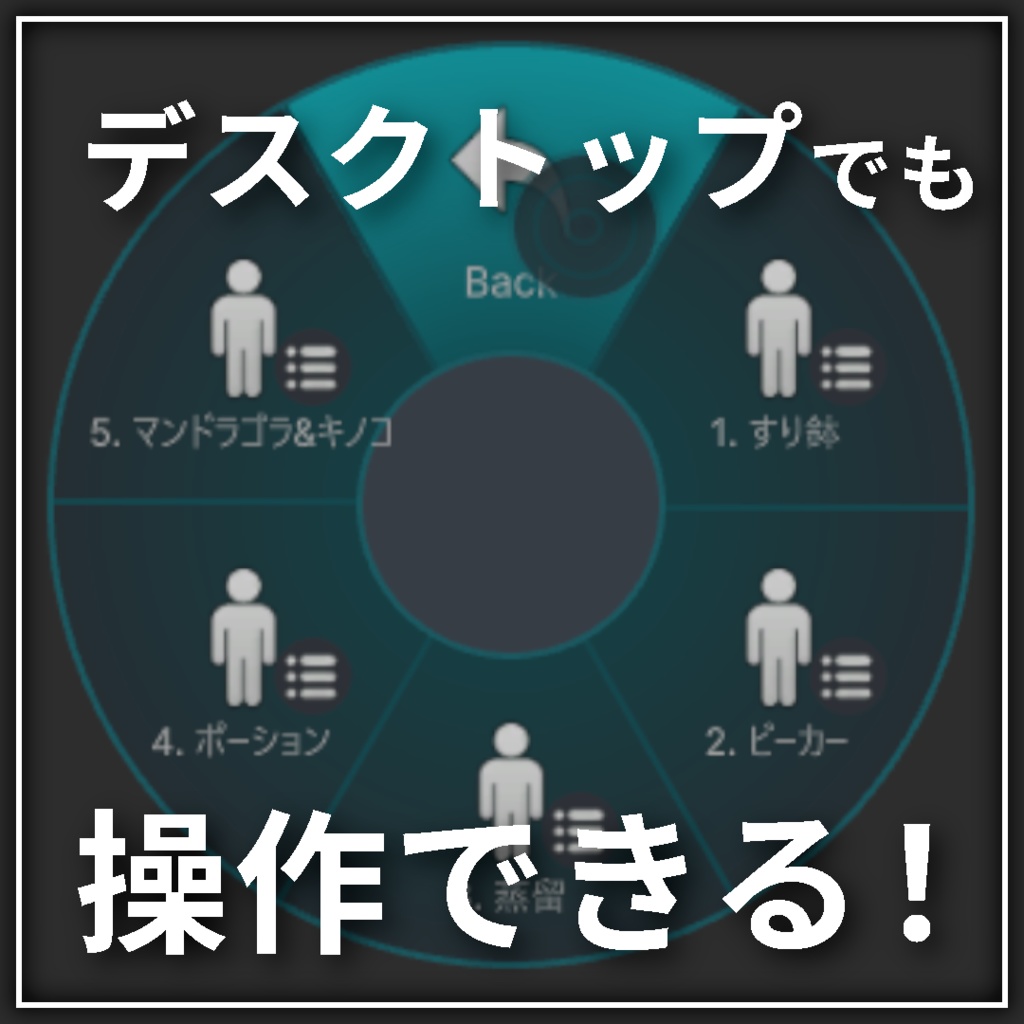 「PotionLab」どこでもポーションアバターギミック【VRChat】【MA対応】