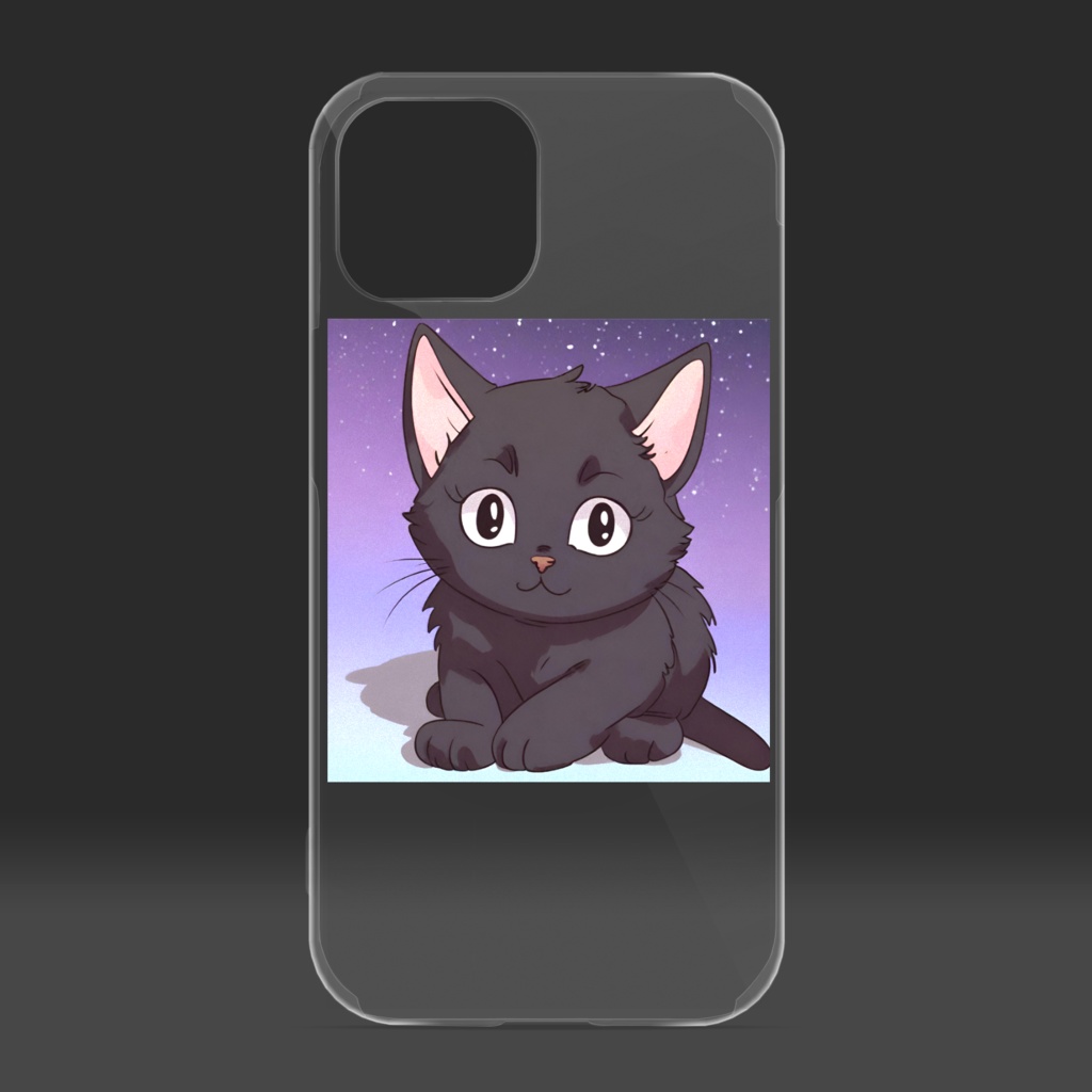 くーこ クリアiPhoneケース