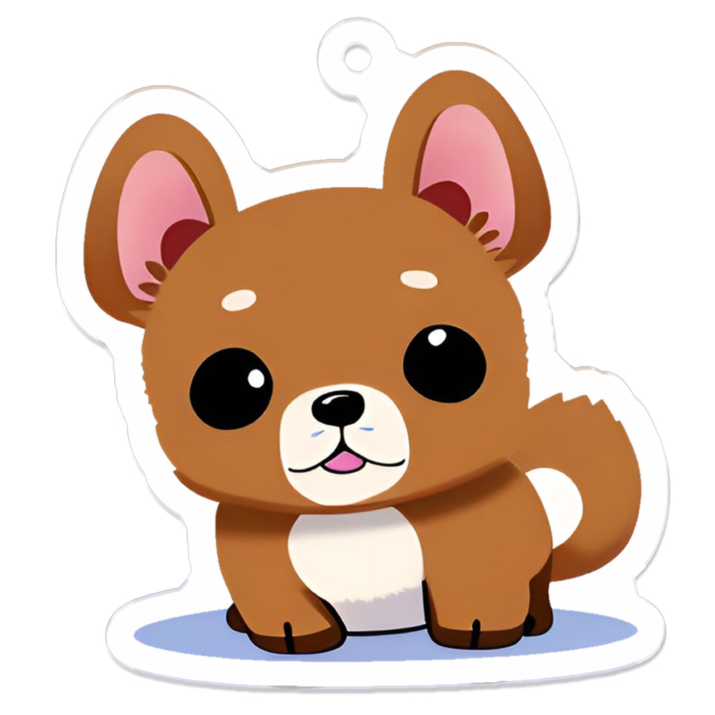 わんこ アクリルキーホルダー