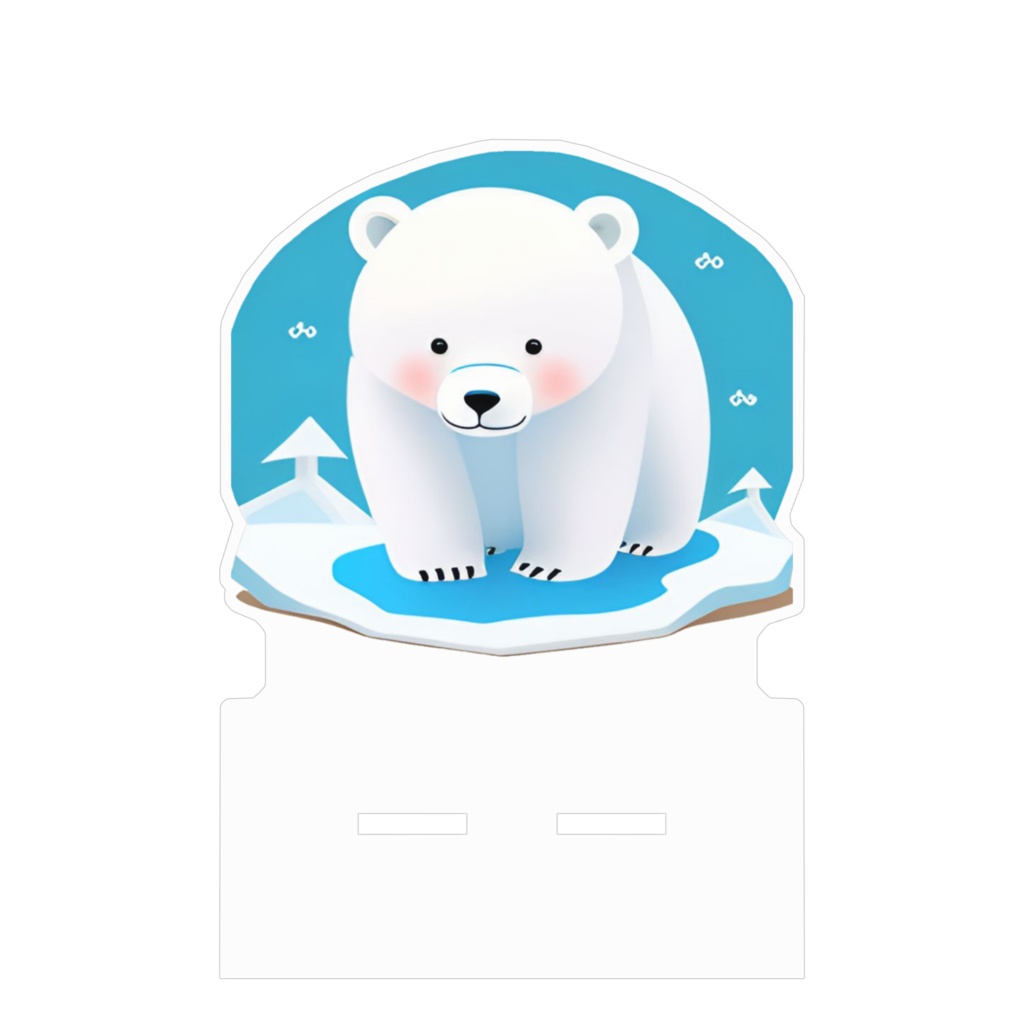 しろくま アクリルスマホスタンド