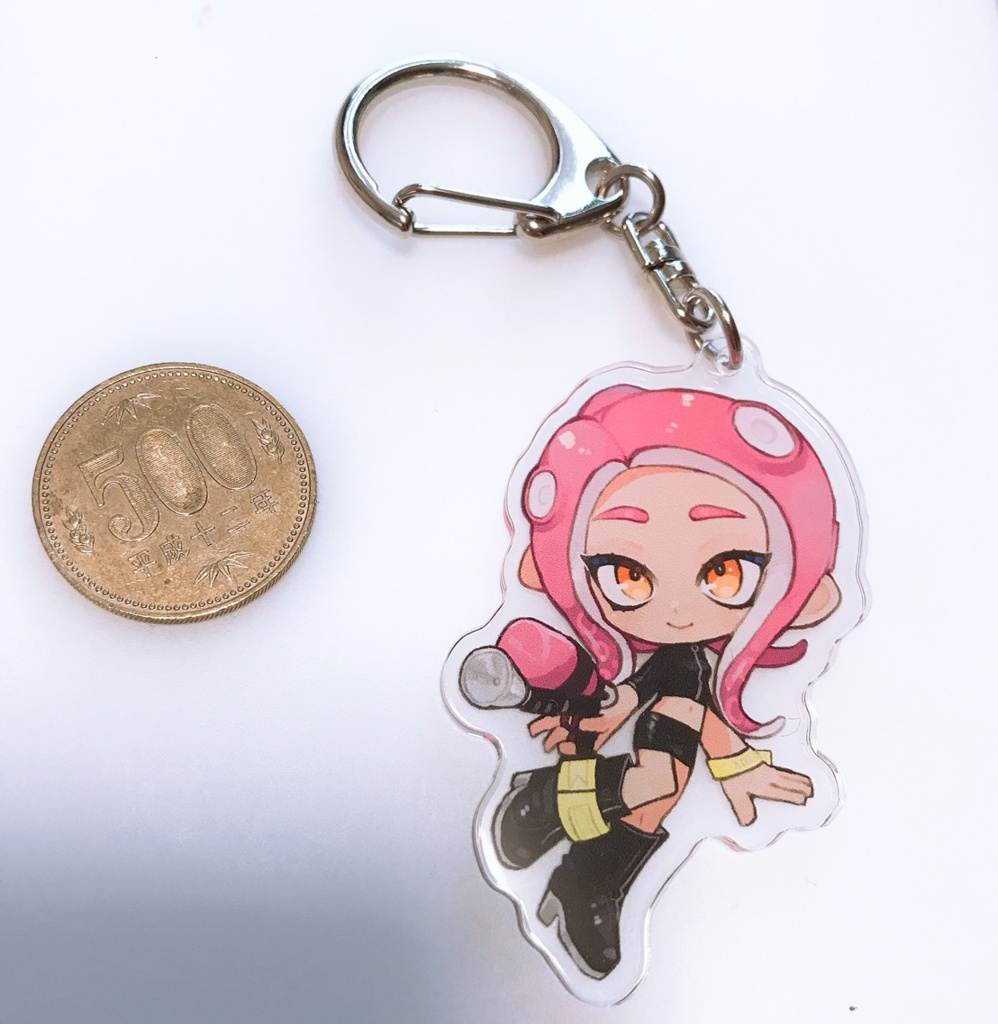 Splatoon 8号 アクリルキーホルダー Yuzameteor Booth Splatoon 8号 アクリルキーホルダー Yuzameteor Booth