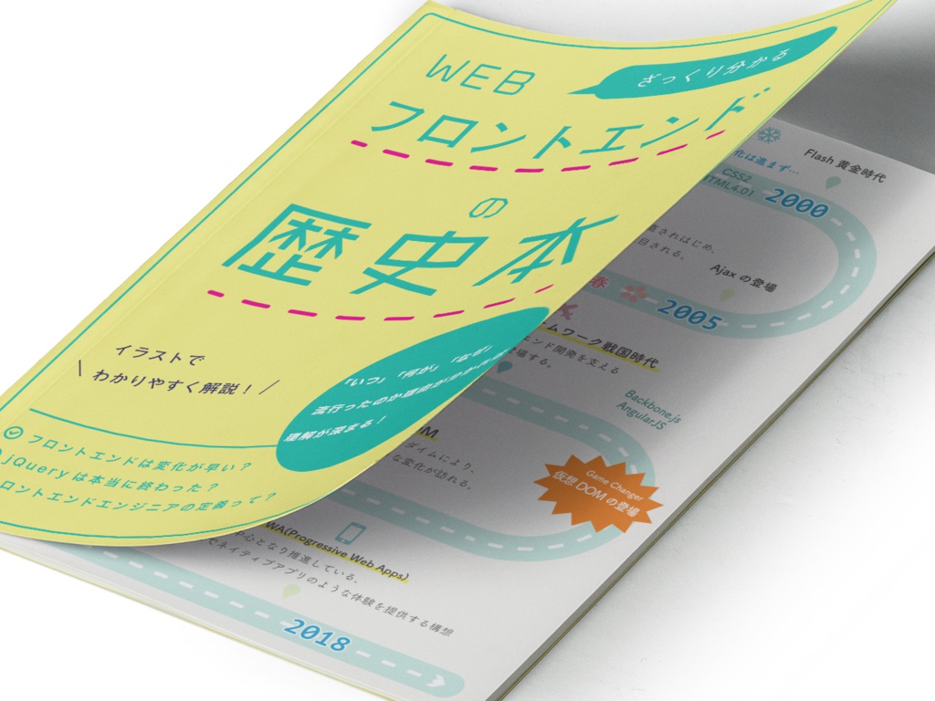 図でざっくり分かるWEBフロントエンドの歴史本 #技術書典 5