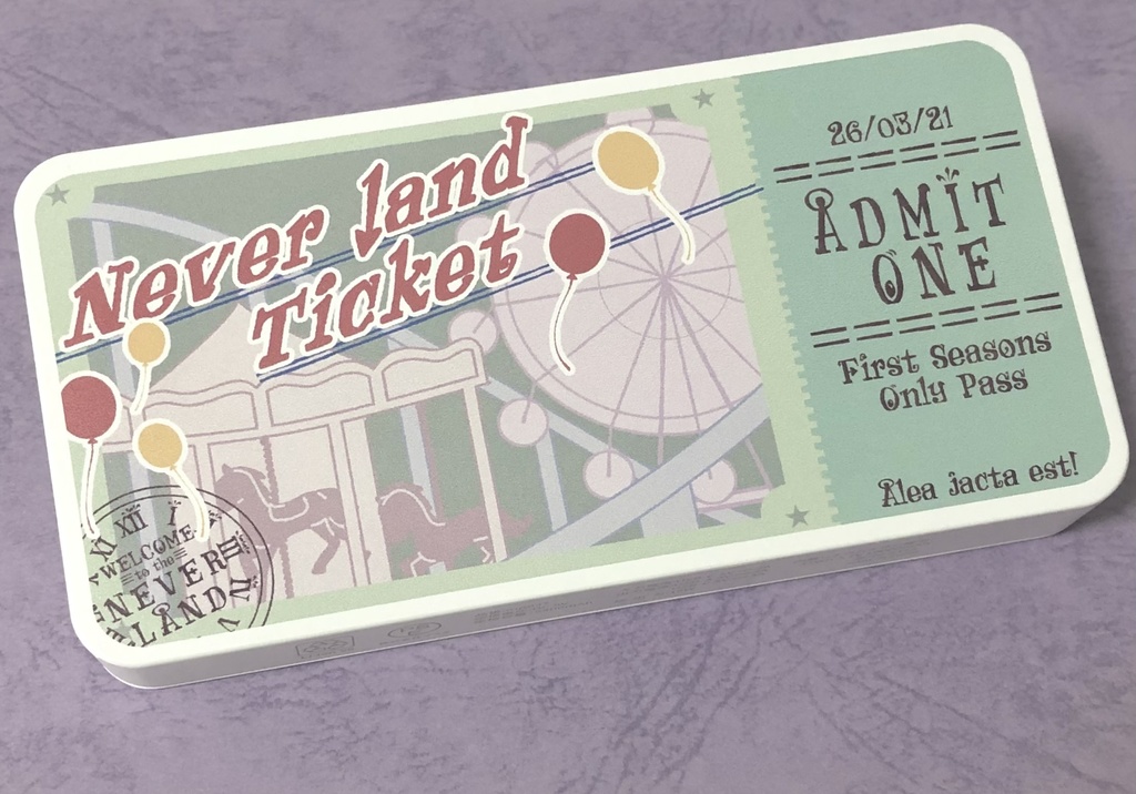 Neverlandチケ風 モバイルバッテリー