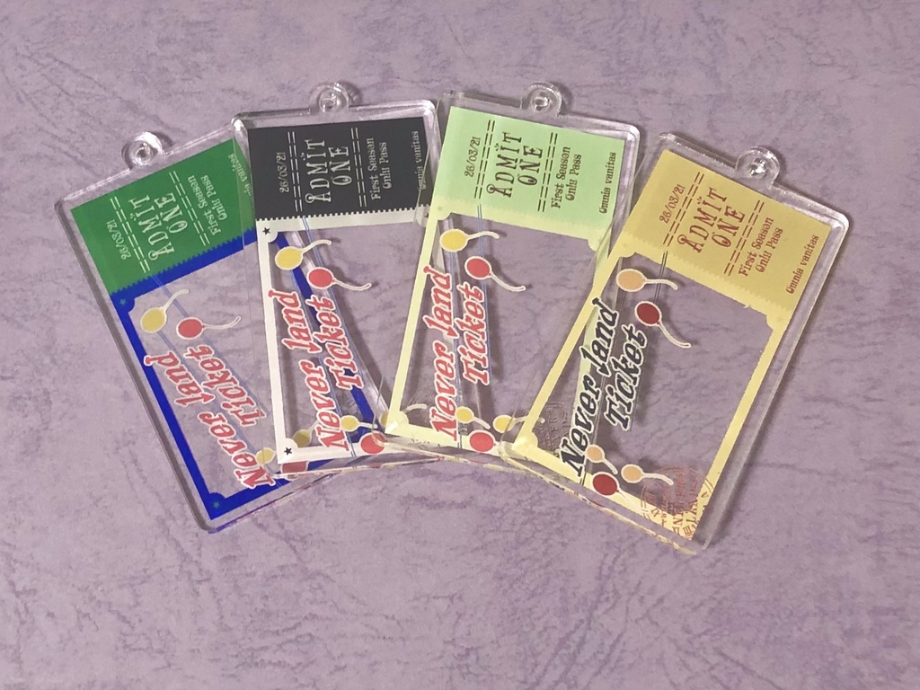 Neverlandチケット風アクキー