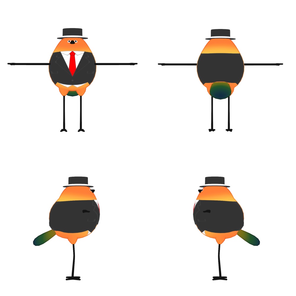 【Bird/鳥】Suit/スーツ