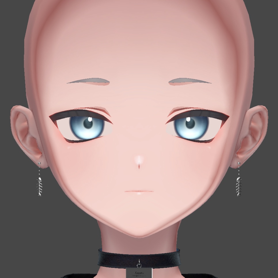 【くうた-Kuuta 】くうたくん対応おさかなぼーんピアス Kuuta Fish Bone Ear Rings