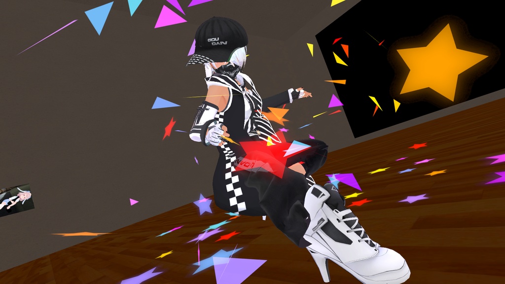【無料】【VRChat】Particle system - Dance with me 3.0 / Avatar3.0 Toggle→有
