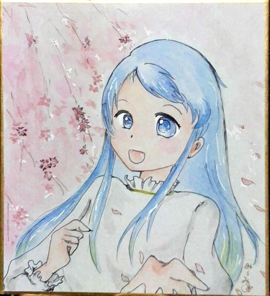 五月雨ちゃんミニ色紙