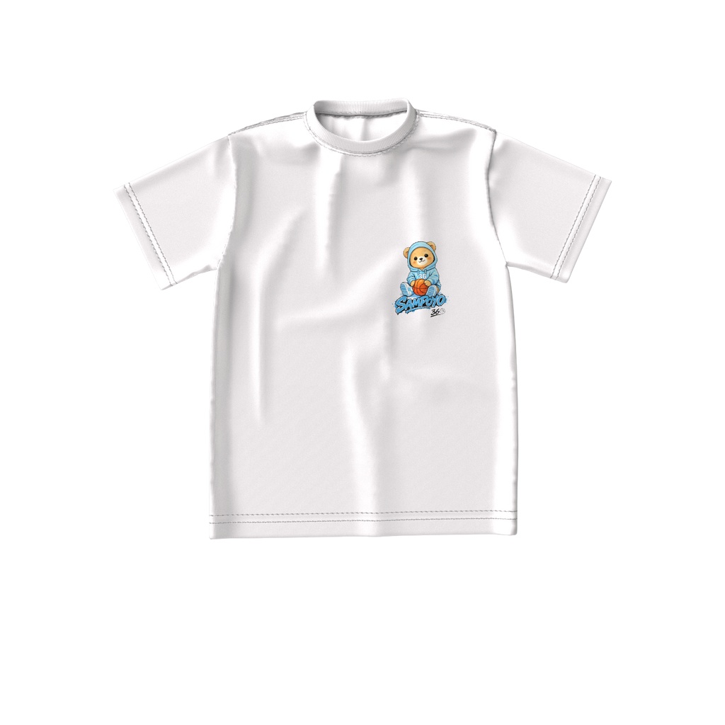 さむぽよオリジナルTシャツ ワンポイント ぽよ