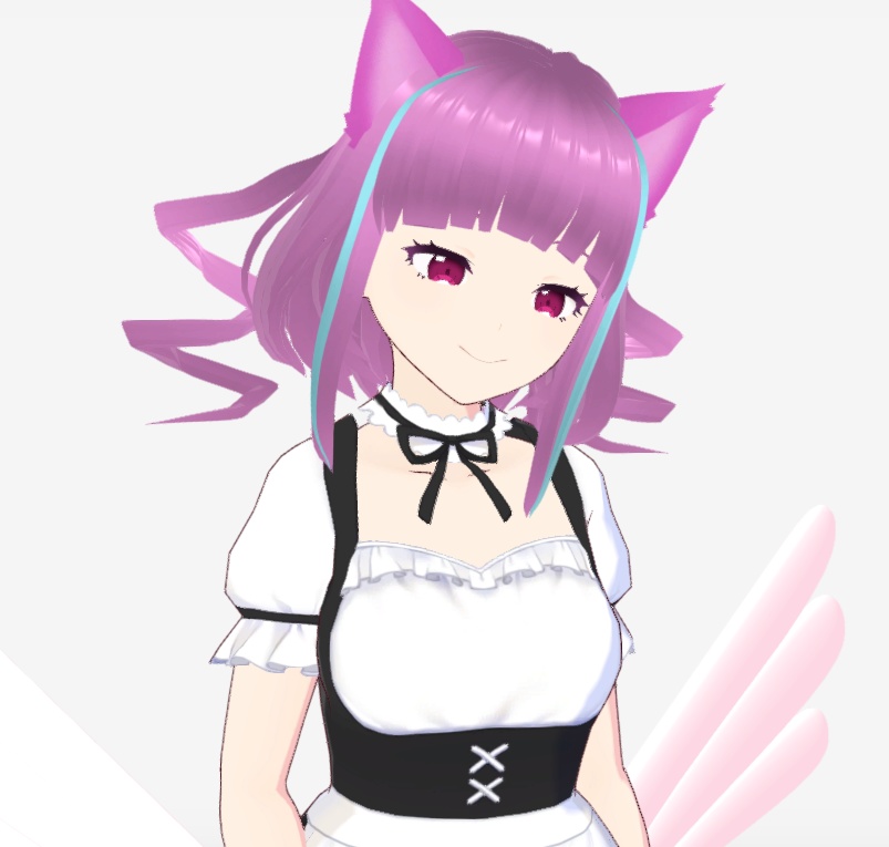 VRMモデル　ねこみみちゃんver0.300