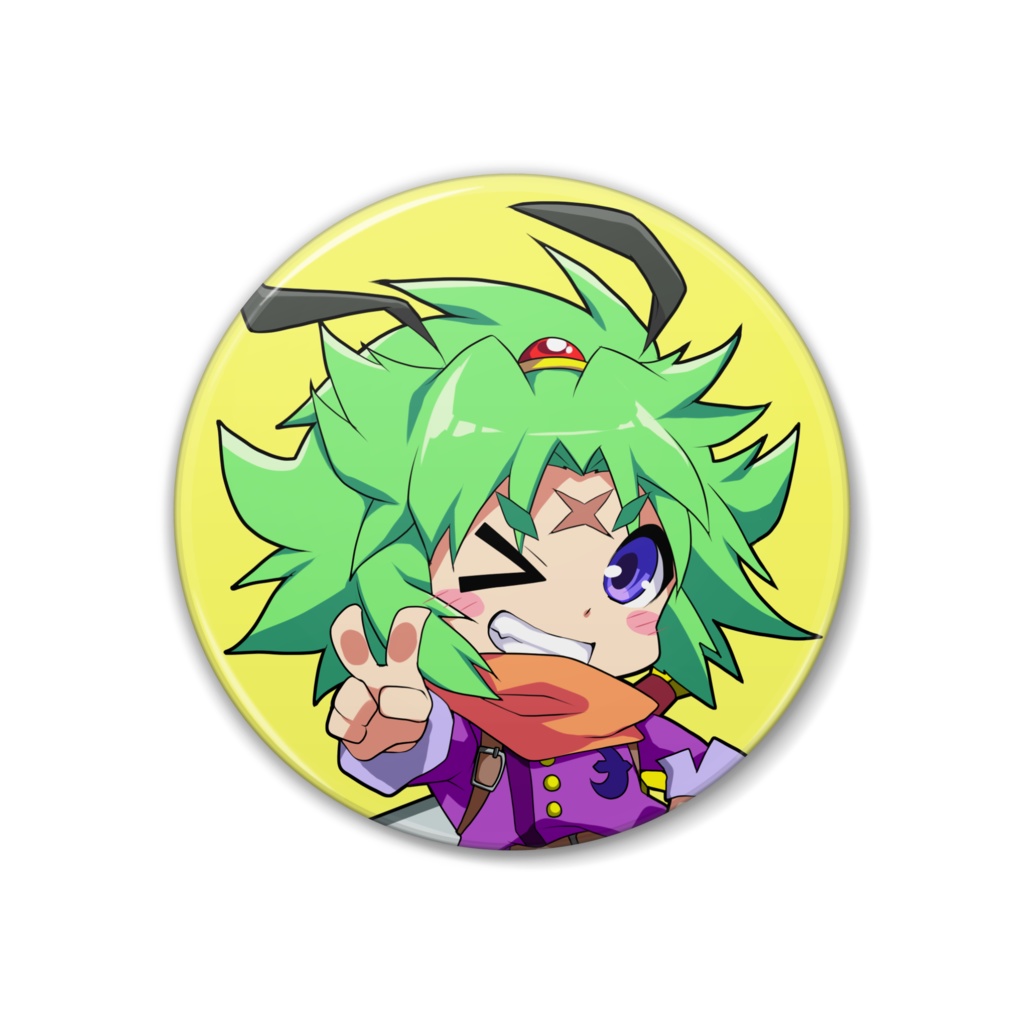 勇者マスピー缶バッジ UltraParadise