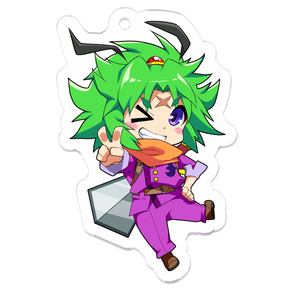 マスピーアクリルキーホルダー