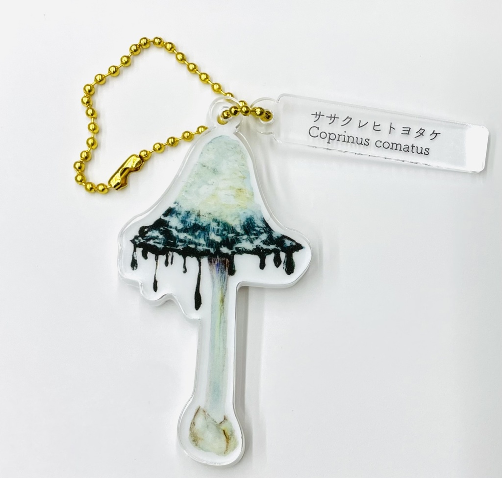 ササクレヒトヨタケ　アクリルキーホルダー