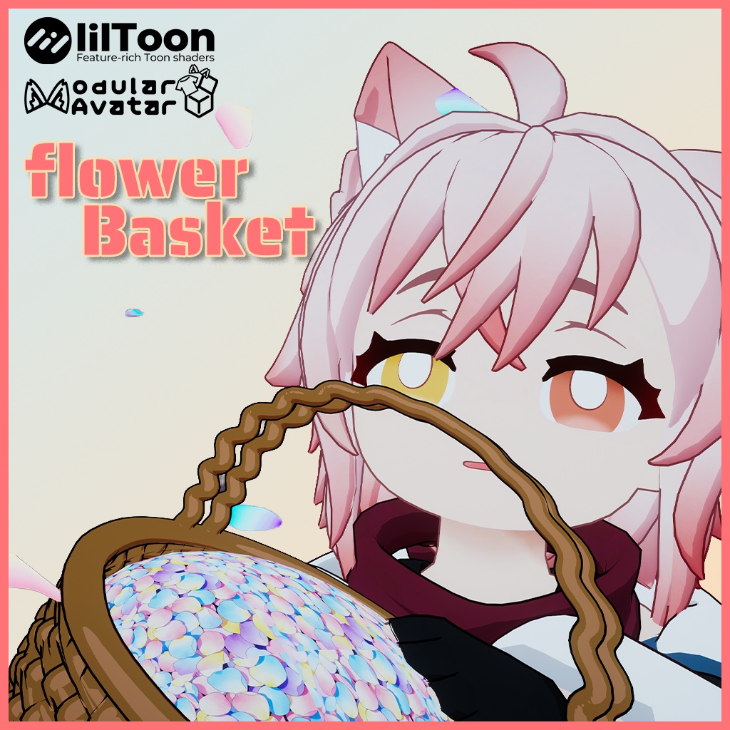 【MA対応】花かご - Flower Basket