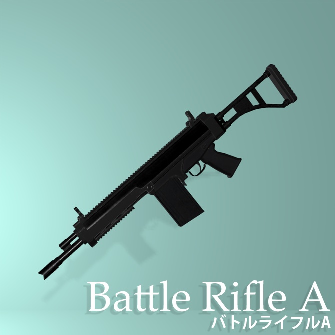 【3DCGモデル】銃火器セットA(6点)& ガンラックA セット【S6MP】