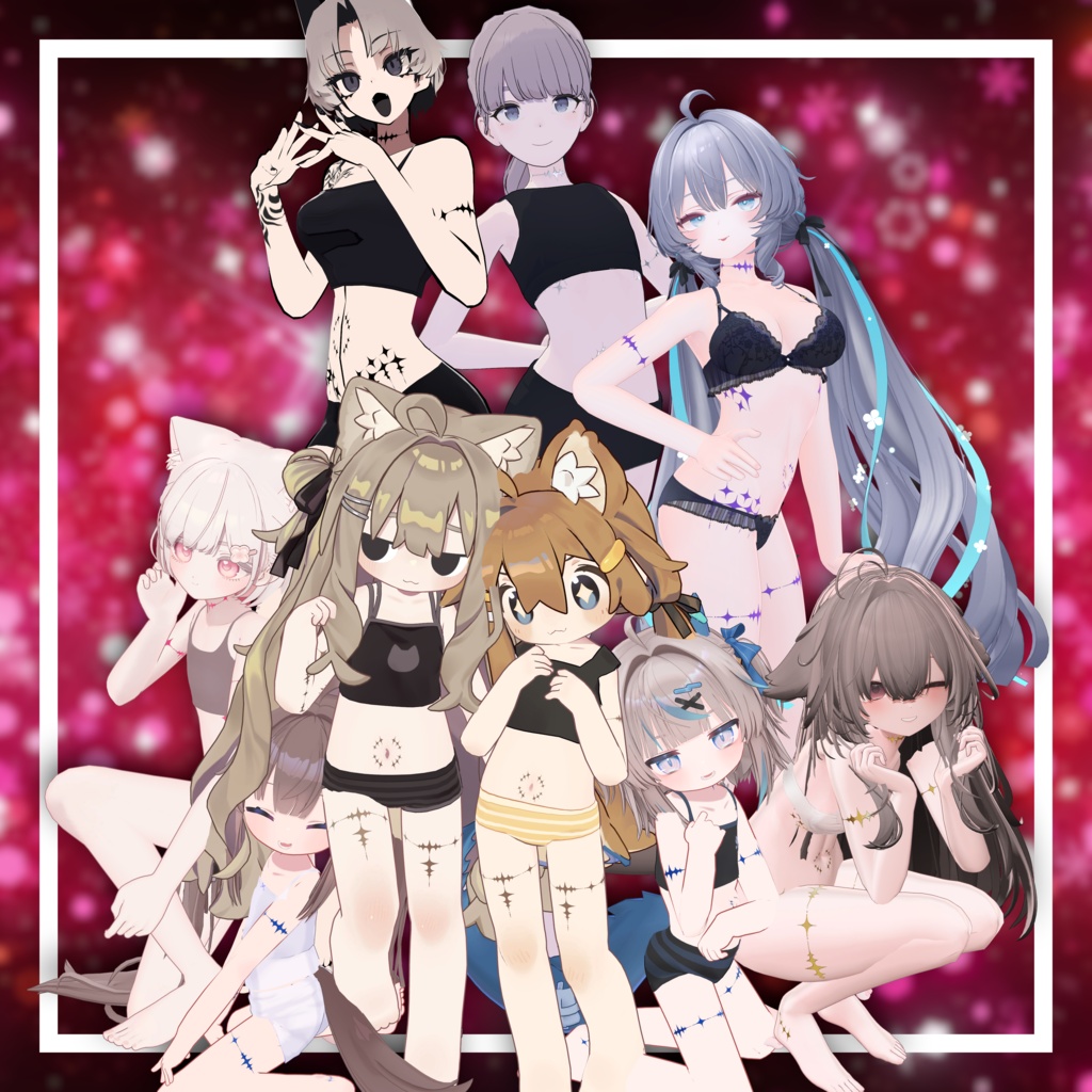 Resonator Tattoo 2.0 / 共鳴者入れ墨2.0【35 Avatars】