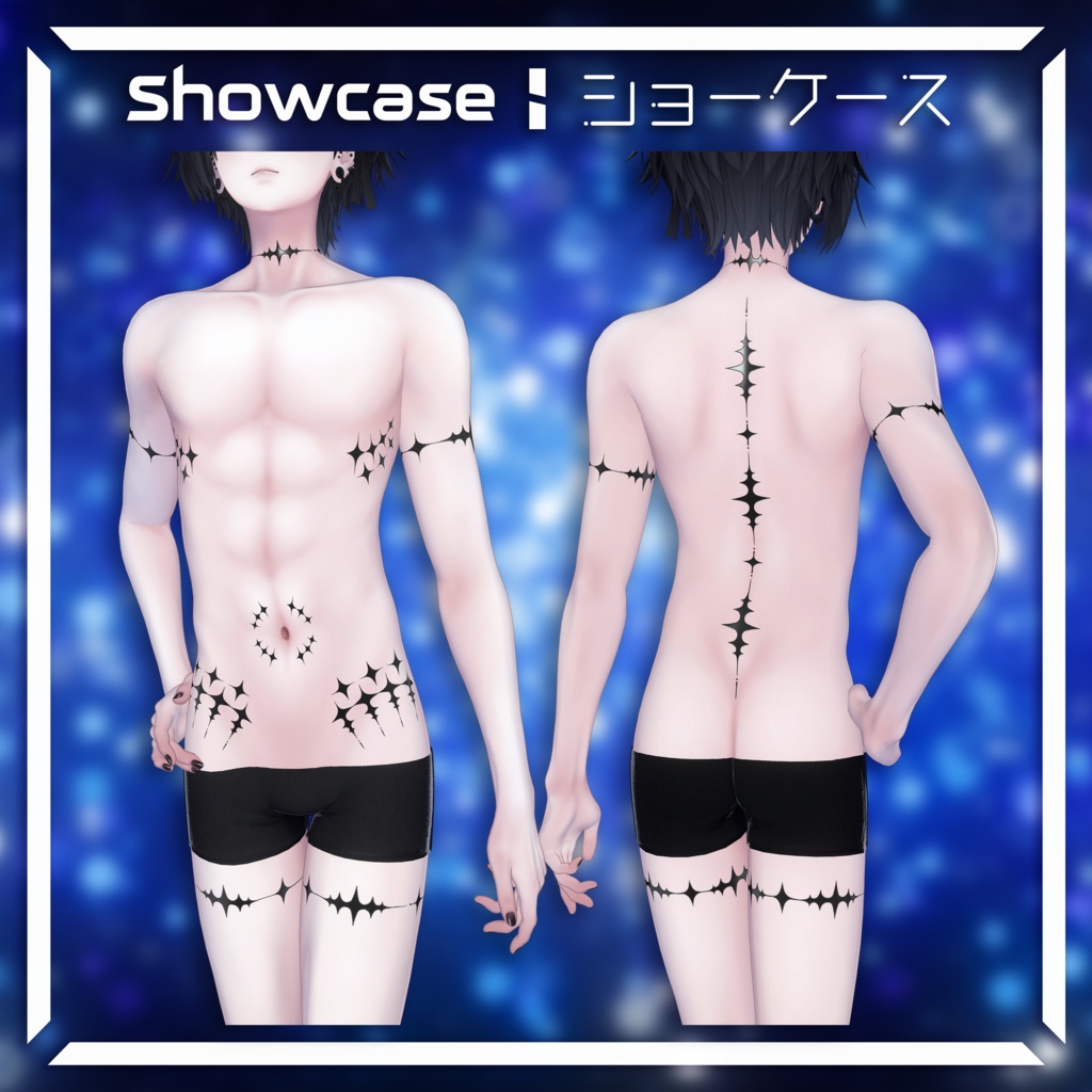 Resonator Tattoo 2.0 Male Version / 共鳴者入れ墨2.0 男バージョン【7 Avatars】