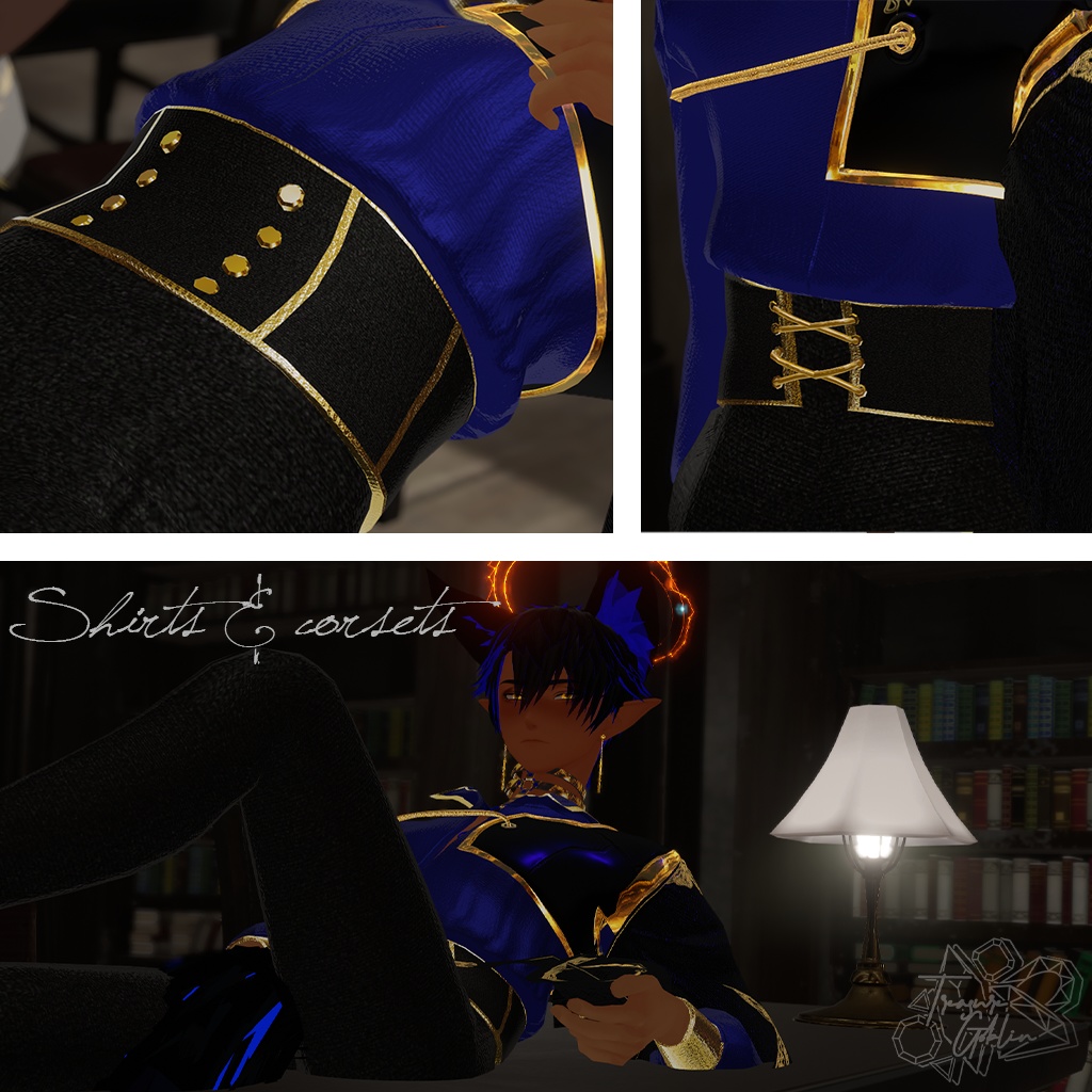 【'白鳥' 専用衣装】 Shirts & corsets