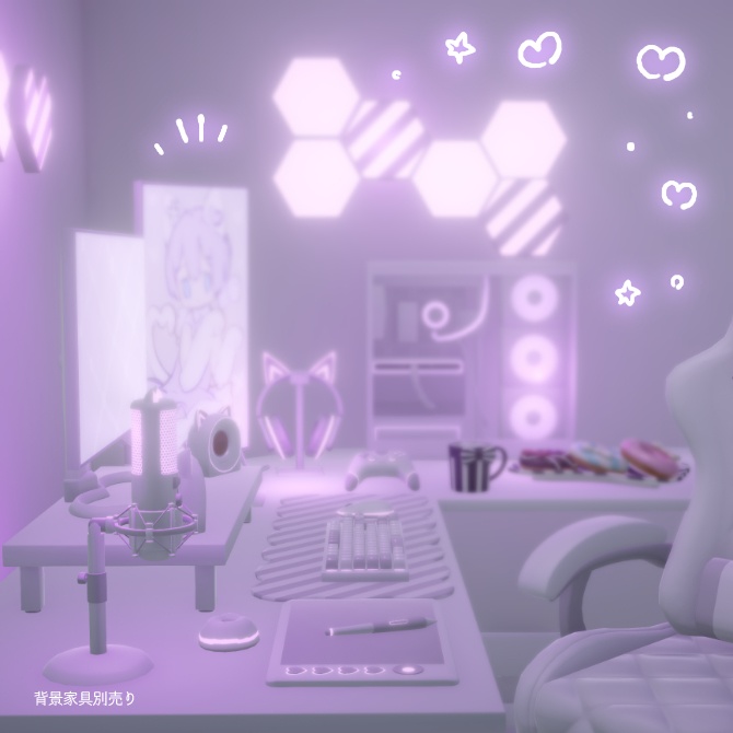 ゲーミングルームセット