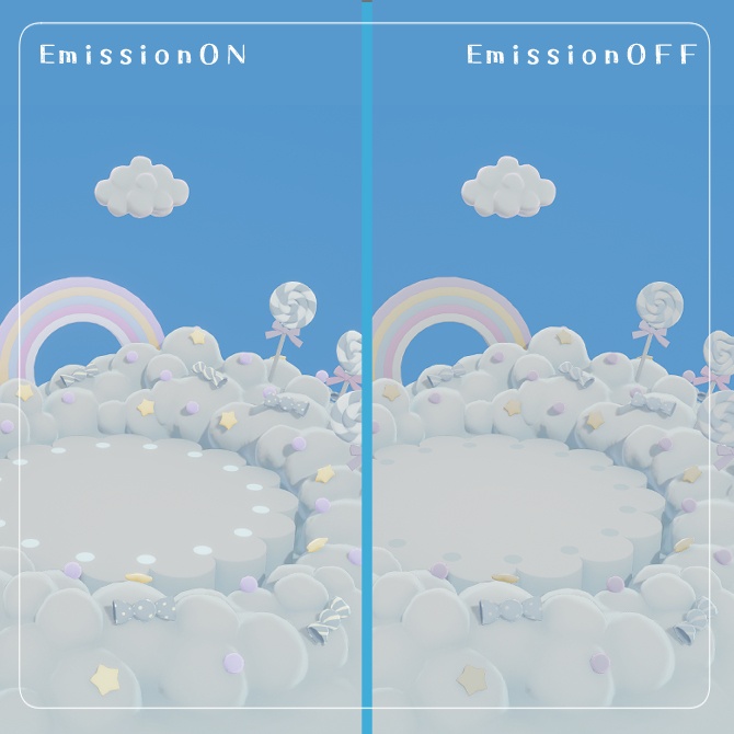 モコモコ雲ステージ