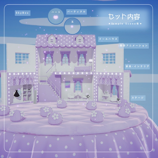 ドールハウスのステージ